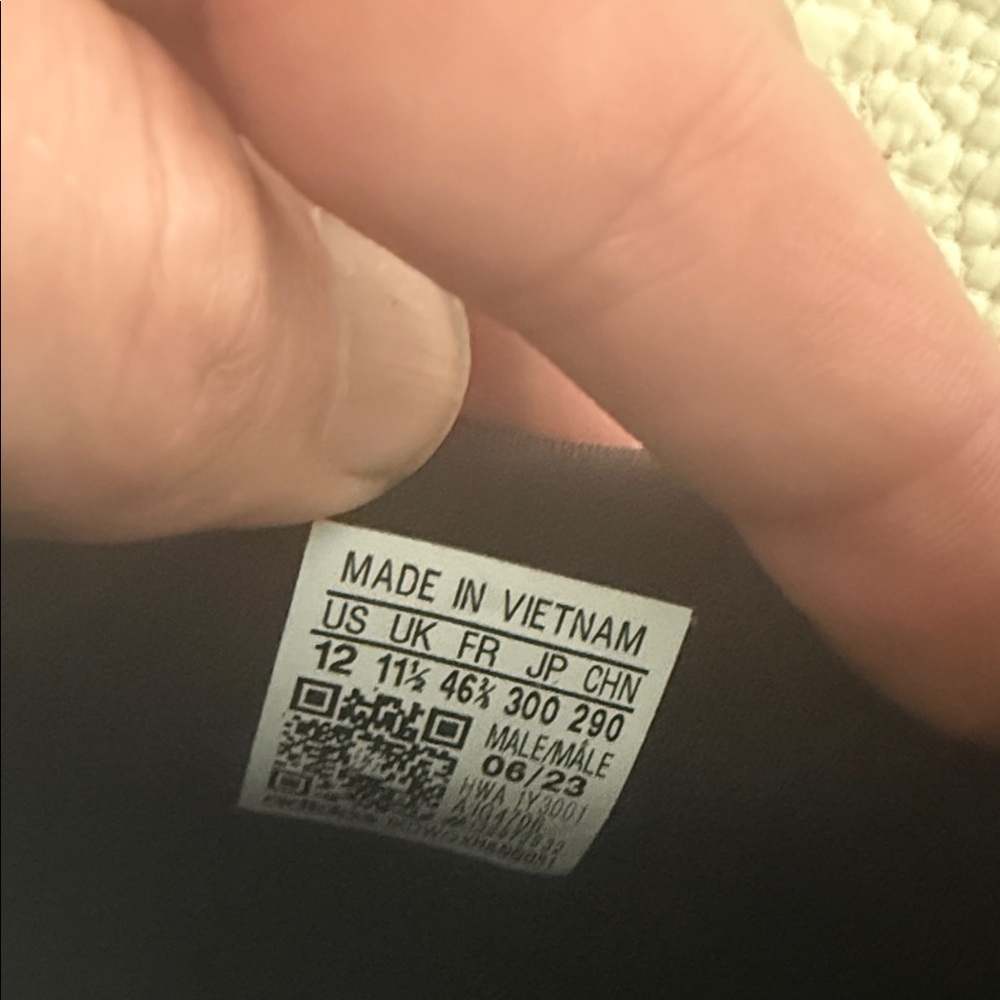 Adidas Black and Red Athletic Shoes. - Picture 2 of 4